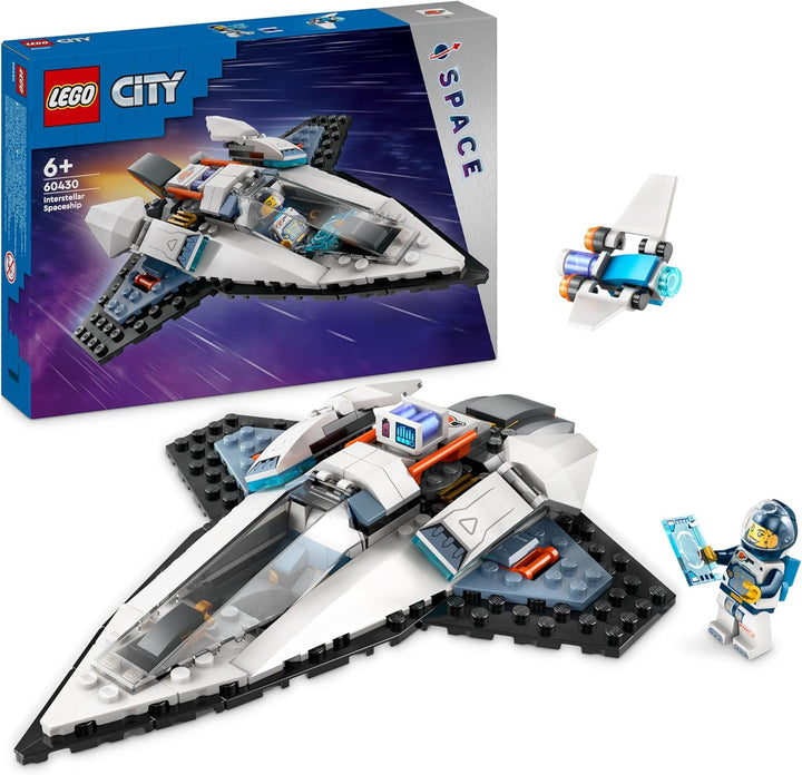 LEGO City Raumschiff, Weltraum-Spielzeug mit Space Shuttle für Kinder zum Bauen &amp; Creator 3in1 Tiefl