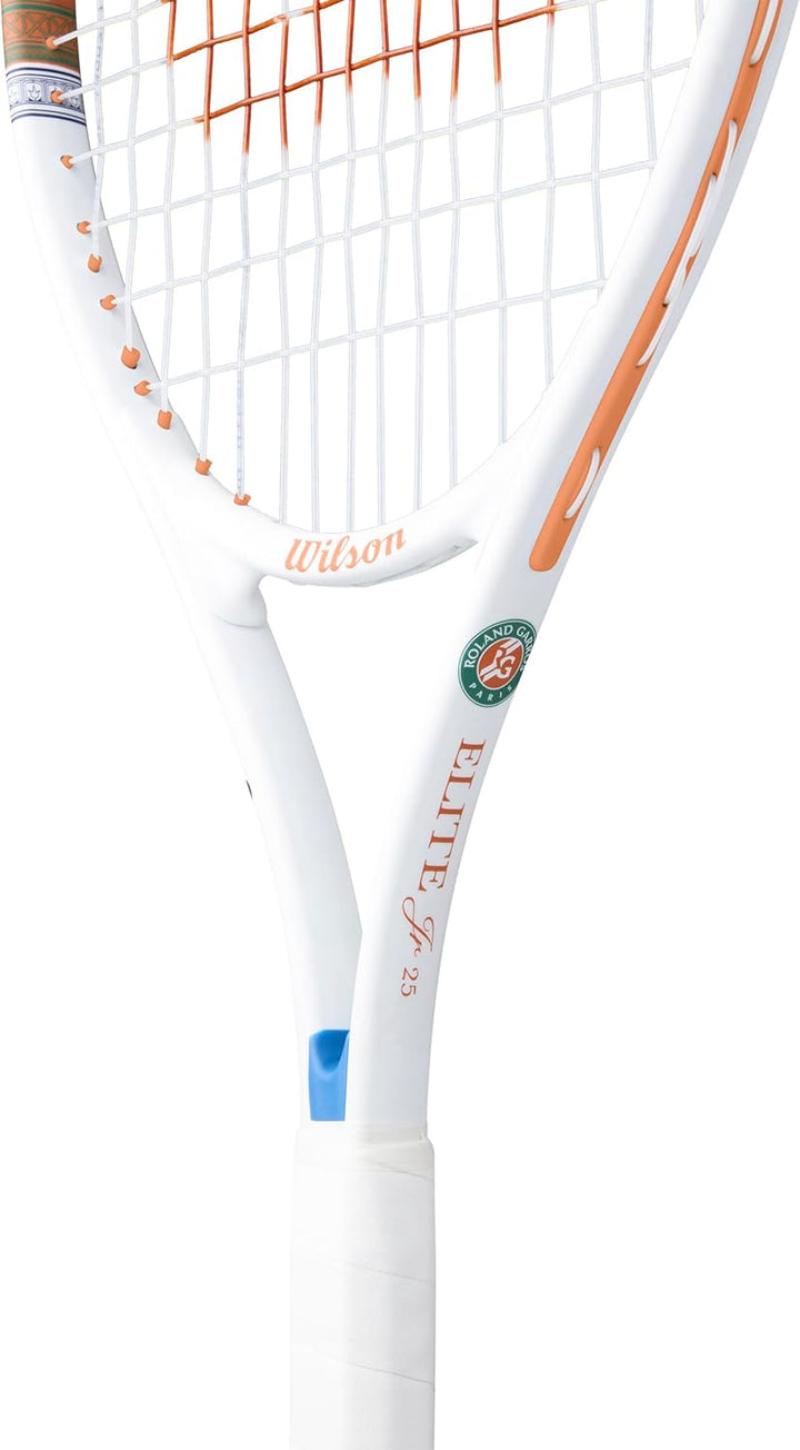Wilson Roland-Garros 2026 Elite Jr 25 Tennisschläger, Leicht & einfach zu manövrieren, Mit Halbhülle