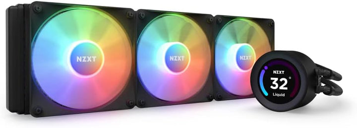 NZXT Kraken Elite 360 RGB - RL-KR36E-B1-360mm AIO CPU Wasserkühlung - 2,36" LCD Display 640x640-3x12
