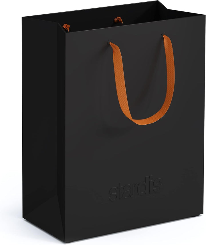 stardis binbox Design Papierkorb eckig stylischer Papiereimer mit Tragegriffen für Büro Office Kunst