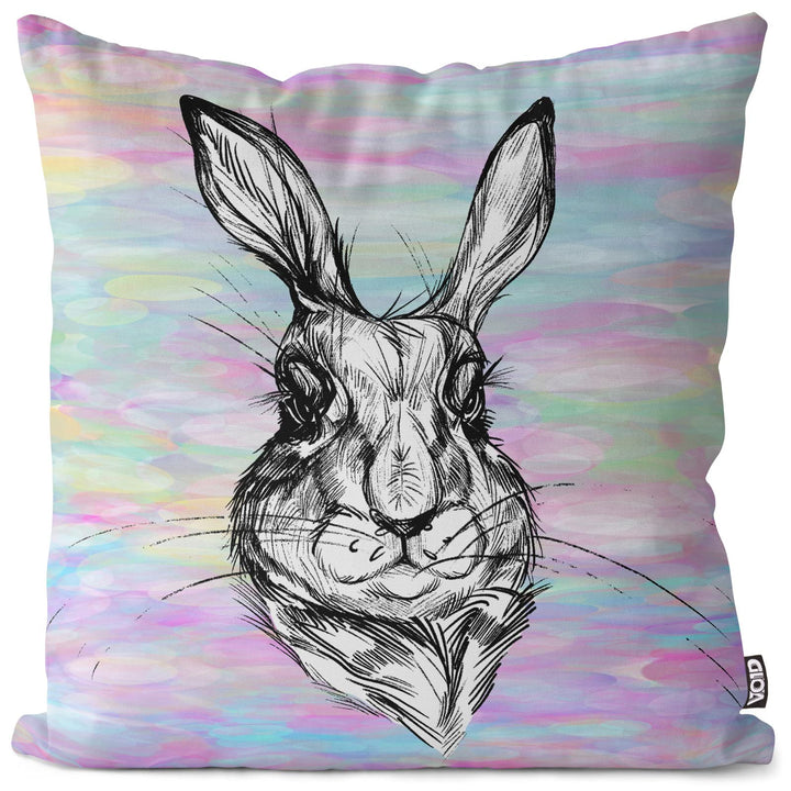 VOID Osterhase Meister Lampe 50x50 Kissenhülle Polyester Zierkissen Couchkissen Ostern Osterdeko Dek