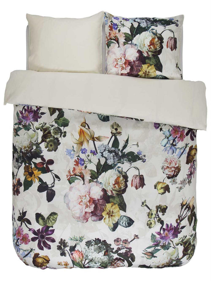 ESSENZA Bettwäsche Fleur Ecru 200x200 + 2X 80x80 cm, Ecru 200x200 + 2x 80x80 cm