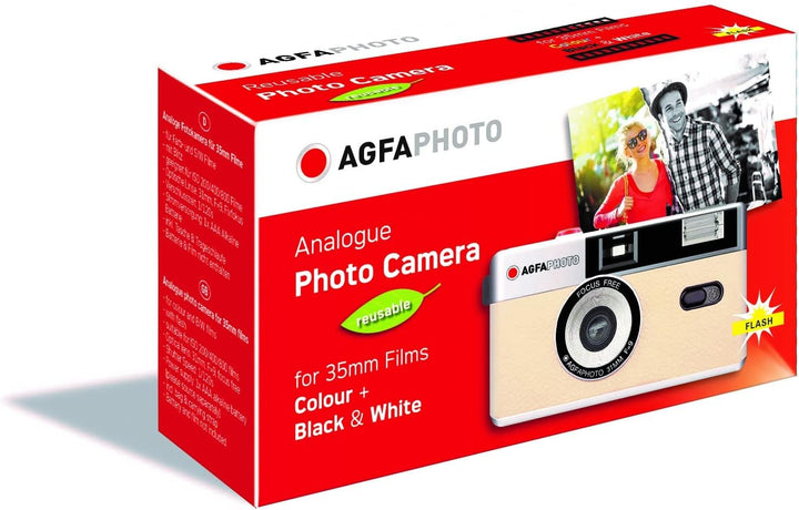 AgfaPhoto analoge 35mm Foto Kamera beige BEIGE Kamera Kamera, BEIGE Kamera Kamera