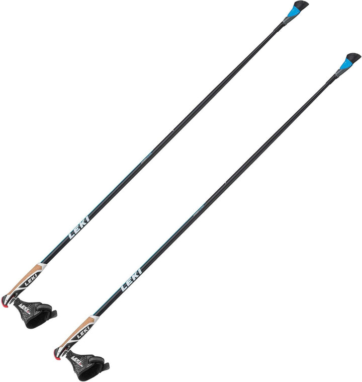 LEKI Smart Comp Nordic Walking Stock 130 Schwarz, 130 Schwarz