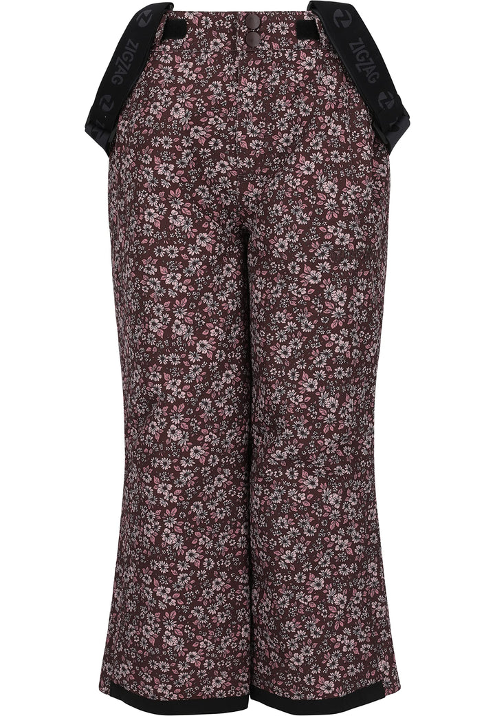 ZIGZAG Kinder Skihose 'Soho' mit 10.000 mm Wassersäule Robuste Skihose mit abnehmbaren Hosenträgern