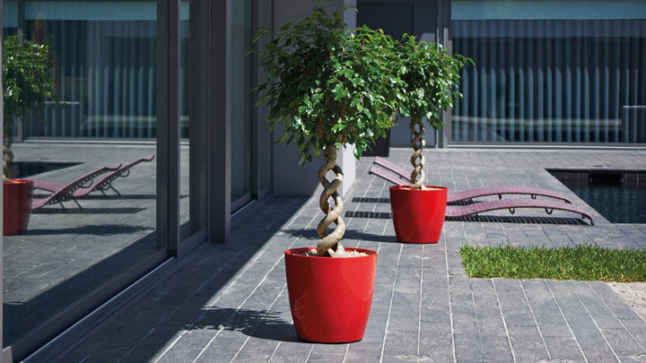 SAN REMO POT 42CM DARK RED