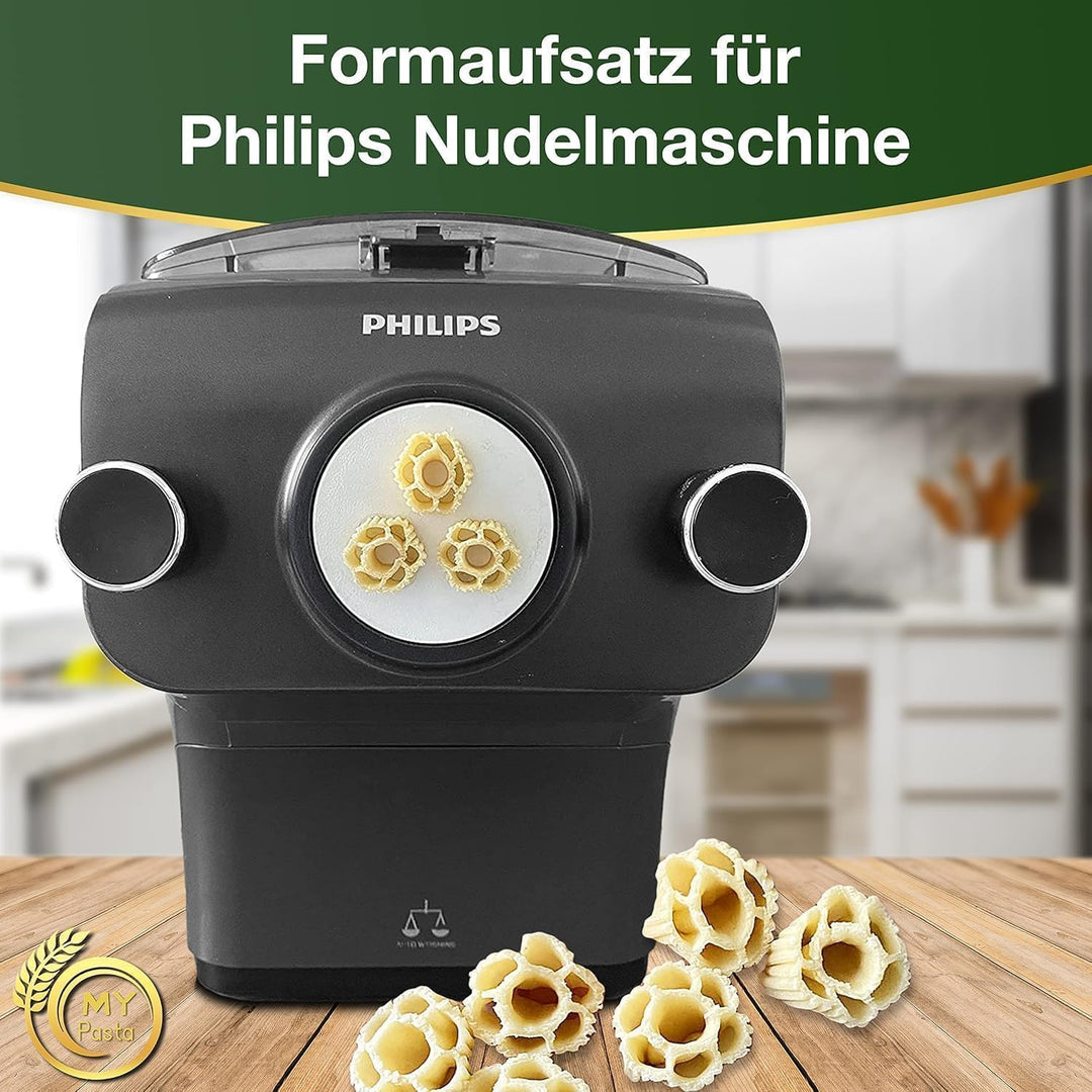 MY PASTA - Blumen 3er - Pastamaker Matrizen Pastadisc Avance Matrize für hausgemachte Pasta, Kompati