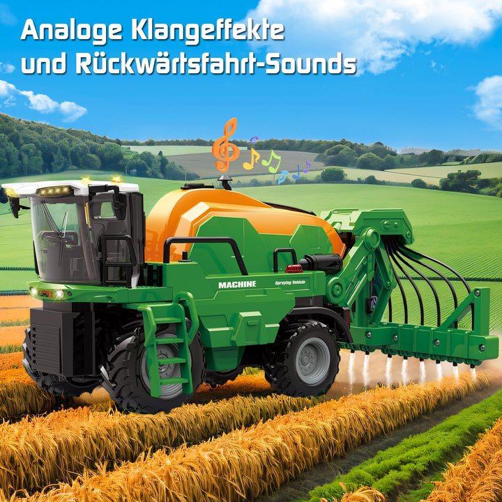 Ferngesteuerter Traktor Ferngesteuert, Trecker Ferngesteuert Traktor Spielzeug ab 3 Jahre, Traktor m