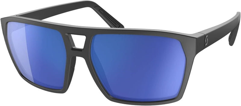 Scott Tune Fahrrad Brille schwarz/chrome blau