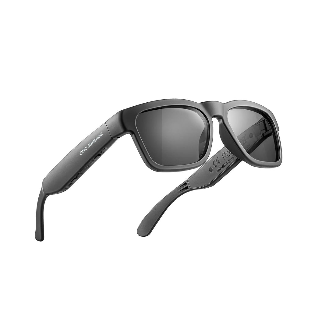 OhO sunshine wasserdichte Audio Sonnenbrille, Bluetooth Kopfhörer Sonnenbrille zum Hören von Musik u