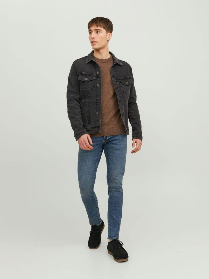 JACK & JONES Male Slim Fit Jeans JJIGLENN JJFOX SBD 948 NOOS Slim Fit Jeans 33W / 30L Blauer Denim 1