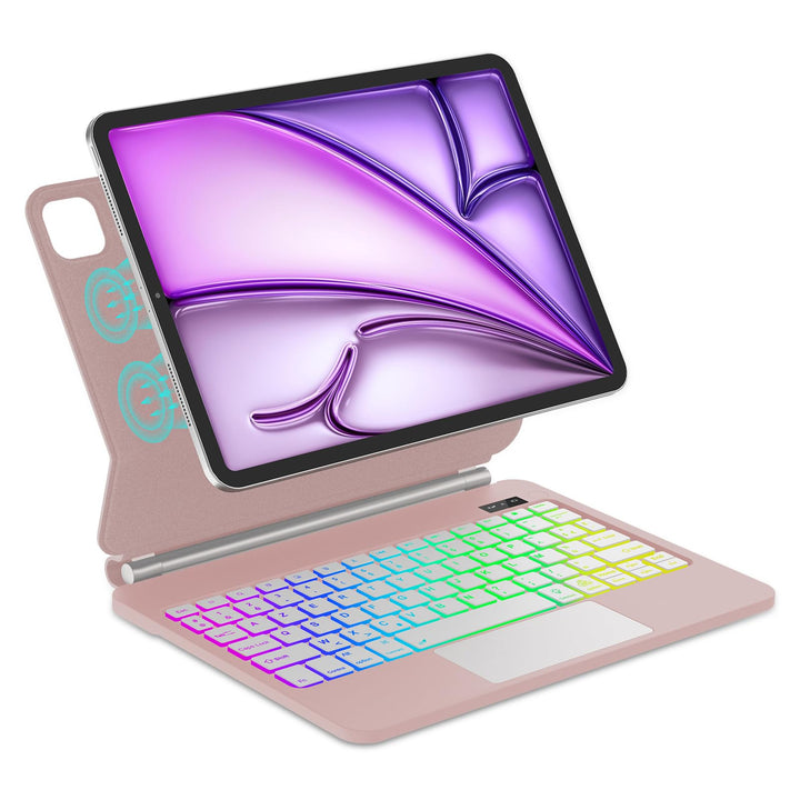 Magic Keyboard für iPad Air 13 Zoll 2026/2025/2024 (M4/M3/M2), iPad Pro 12.9 Zoll (6/5/4/3 Gen), Hül