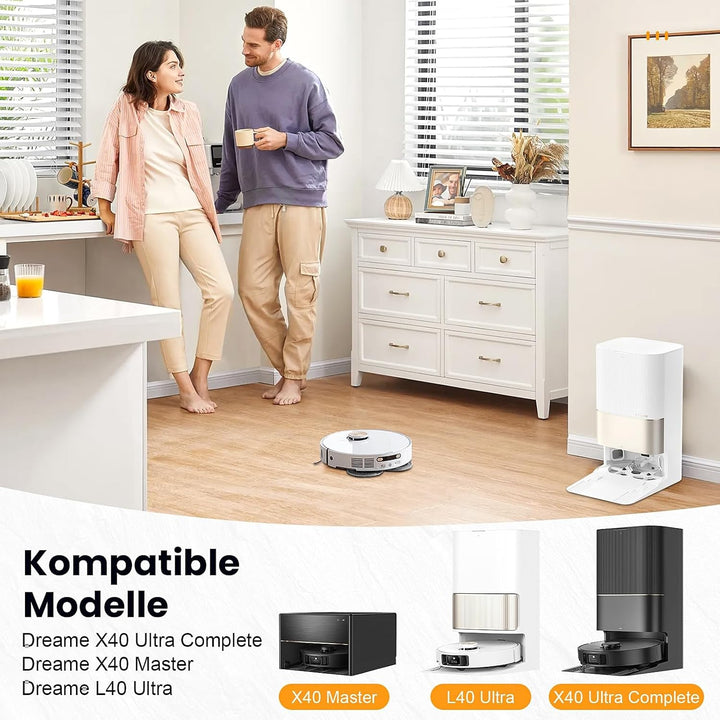 20 Stück Zubehör für Dreame L10s Ultra Gen 3 / L50 Ultra AE / X40 Ultra/L40 Ultra / X40 Master/Mova