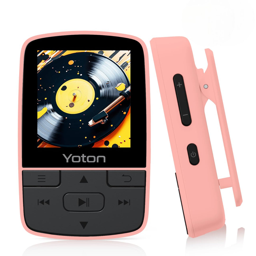 Yoton Bluetooth 5.2 MP3-Player, 64 GB Speicherplatz, Sportclip, HiFi-Klangqualität, Equalizer, Varia