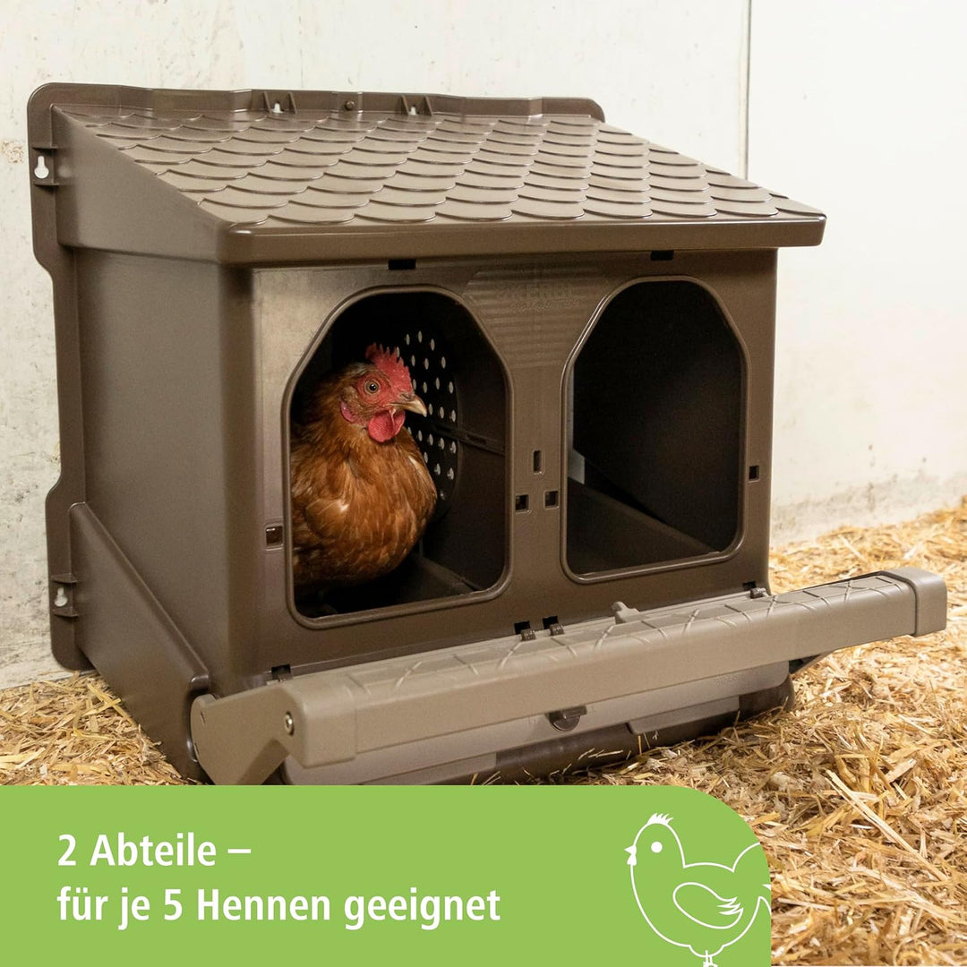 Doppellegenest aus recyceltem Kunststoff, einzeln verpackt