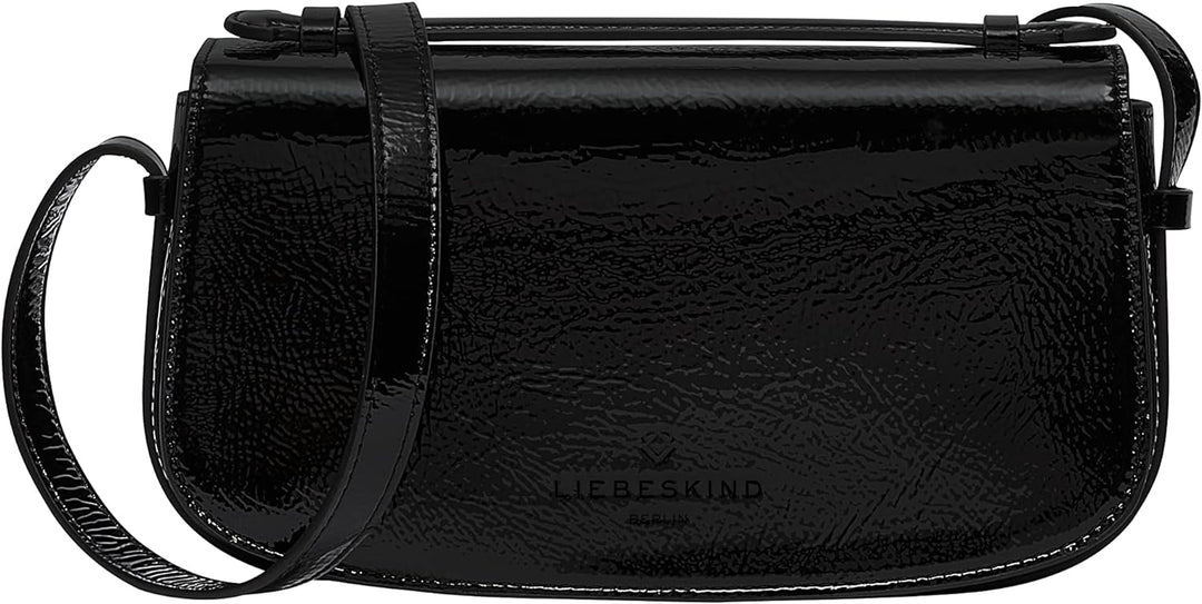 Liebeskind Berlin SADIE NAPLACK Crossbody, Small (HxBxT 15cm x 23.5cm x 6.5cm), Black