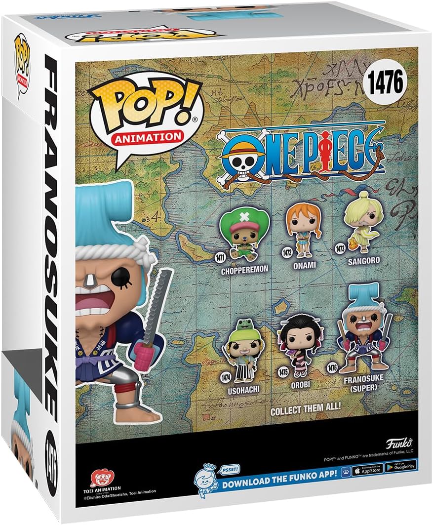 Funko Pop! Super: One Piece - Franky - Franosuke - (Wano) - Vinyl-Sammelfigur - Geschenkidee - Offiz