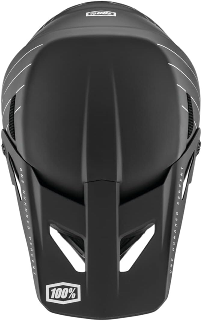 100% Downhill MTB-Helm Status Schwarz Schwarz S, Schwarz S