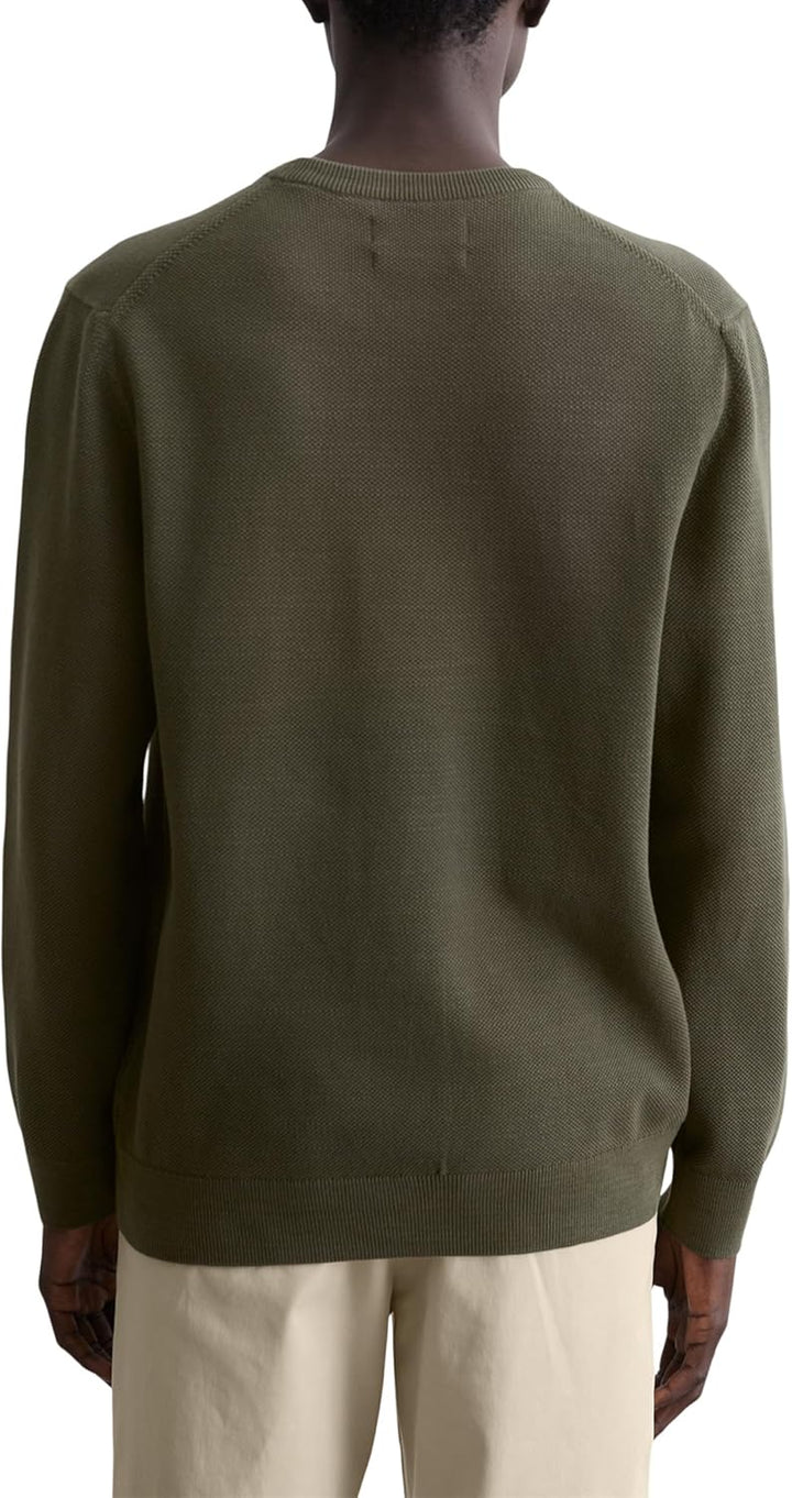 Marc O'Polo Herren Pullover aus Bio-Baumwolle mit Rundhalsausschnitt M Neverland Iron, M Neverland I