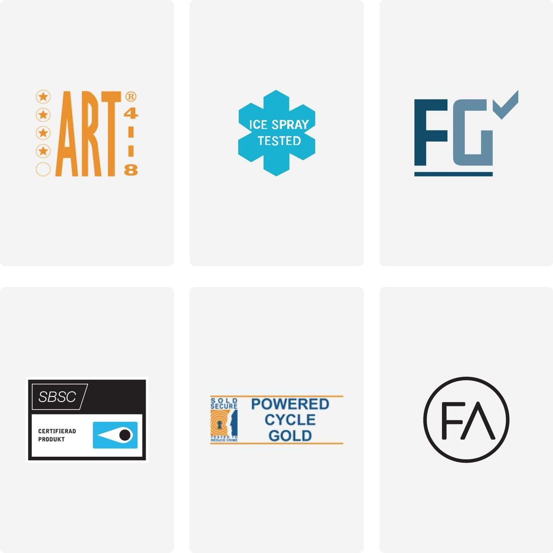 ABUS Bremsscheibenschloss Granit Sledg 77 yellow - Motorradschloss mit sicherem XPlus Zylinder und E