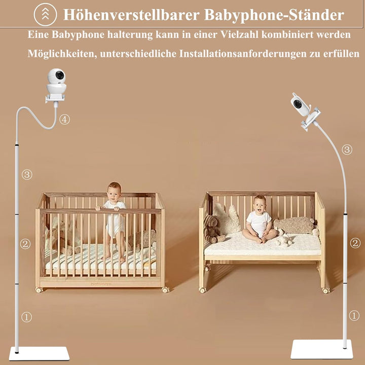 EYSAFT Babyphone Halterung Bodenständer Baby Kamera Halter Kompatibel mit Philips Avent/eufy/GHB/BOI