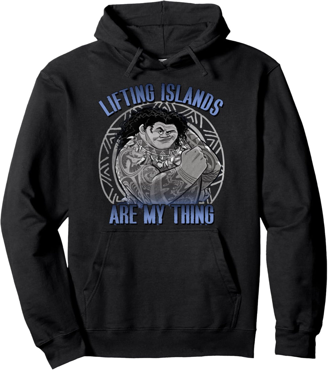 Disney Moana Maui Lifting Islands Are My Thing Portrait Pullover Hoodie