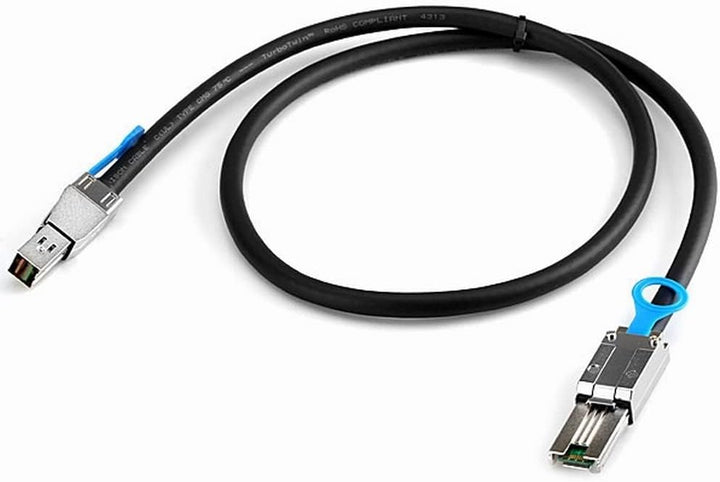 CY Mini SAS 4X SFF-8088 auf Mini SAS High Density HD SFF-8644 Data Server Raid Externes Kabel 50 cm