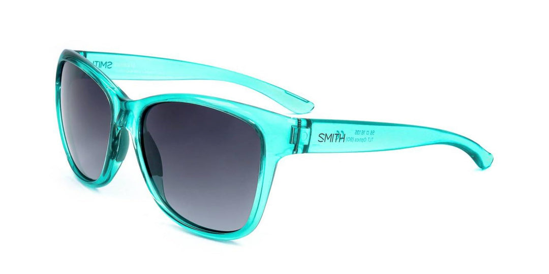 Smith Damen Ramona Lifestyle Sonnenbrille 56 Türkis (Azure/Dark Grey Sf), 56 Türkis (Azure/Dark Grey