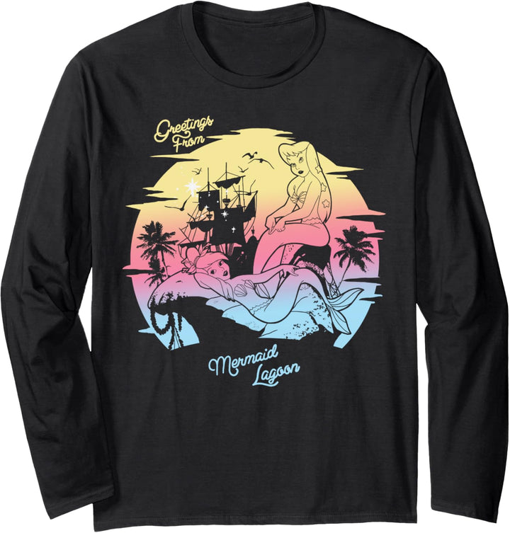 Disney Peter Pan Mermaid Lagoon Gradient Langarmshirt