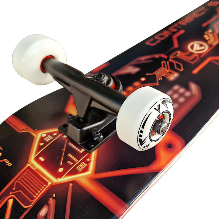 Komplett Skateboard Circuit - für Kinder und Jugendliche - 7-lagiges Ahornholz Deck - Medium Concave