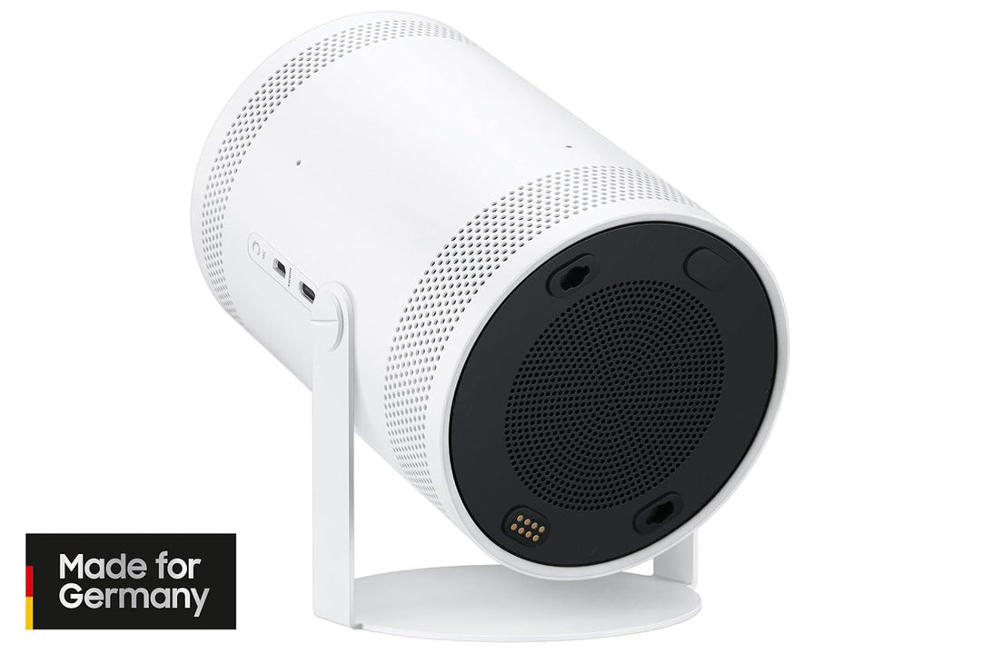 Samsung The Freestyle Tragbarer LED-Projektor, Full HD, HDR10, Beamer mit All Round Design, Auto Set