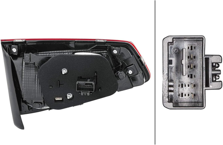 HELLA 2TZ 011 890-081 Heckleuchte - LED - rechts - für u.a. VW Passat Variant (3G5, CB5) - Comfortli