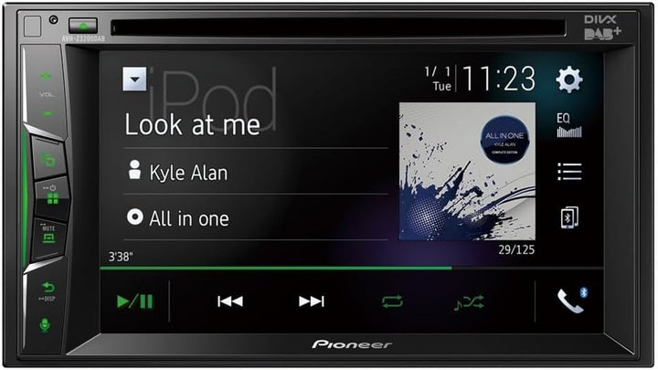 Pioneer AVH-Z3200DAB 2-DIN-Multimedia Player, 6,2-Zoll ClearType-Touchscreen, Smartphone-Anbindung,
