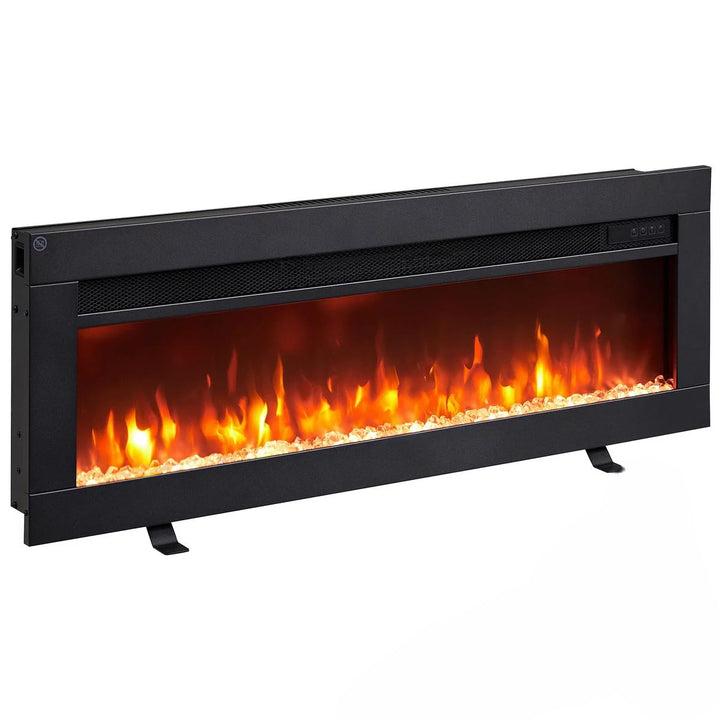 BALDERIA Agnes 36" Elektrokamin - Elektrischer Stand-, Wand- oder Einbaukamin mit Heizung 1000/2000