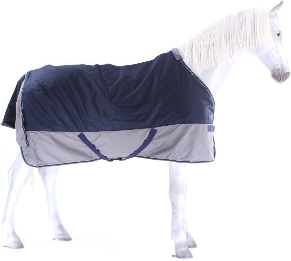 Equi-Theme/Equit'M Tyrex 600 D Pferdedecke 6 ft/9-Inch/206 cm marineblau/grau, 6 ft/9-Inch/206 cm ma