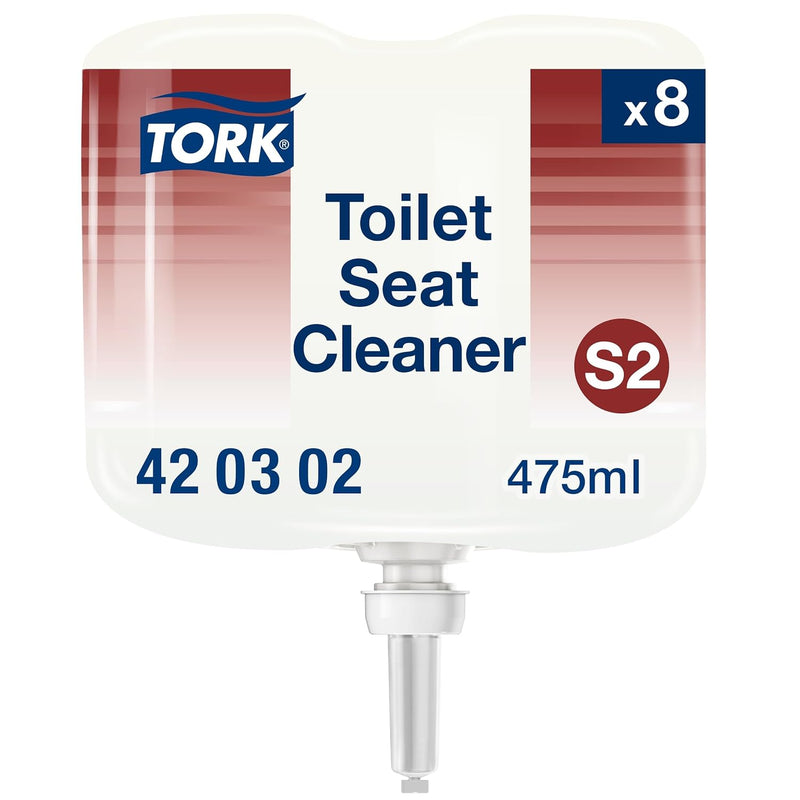 Tork Toilettensitzreiniger, 420302, WC-Brillen Reiniger für zusätzliche Hygiene, für S2 Spender-Syst