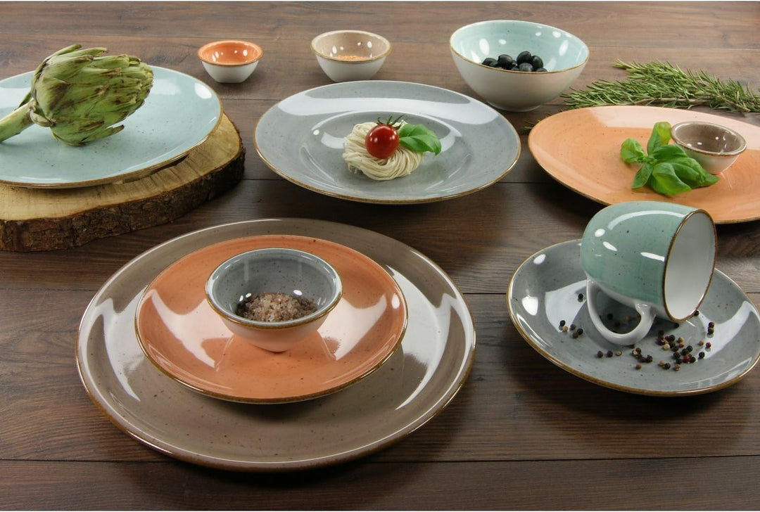 CreaTable 17724, Serie Vintage Nature, Geschirrset Espressoset 8 teilig