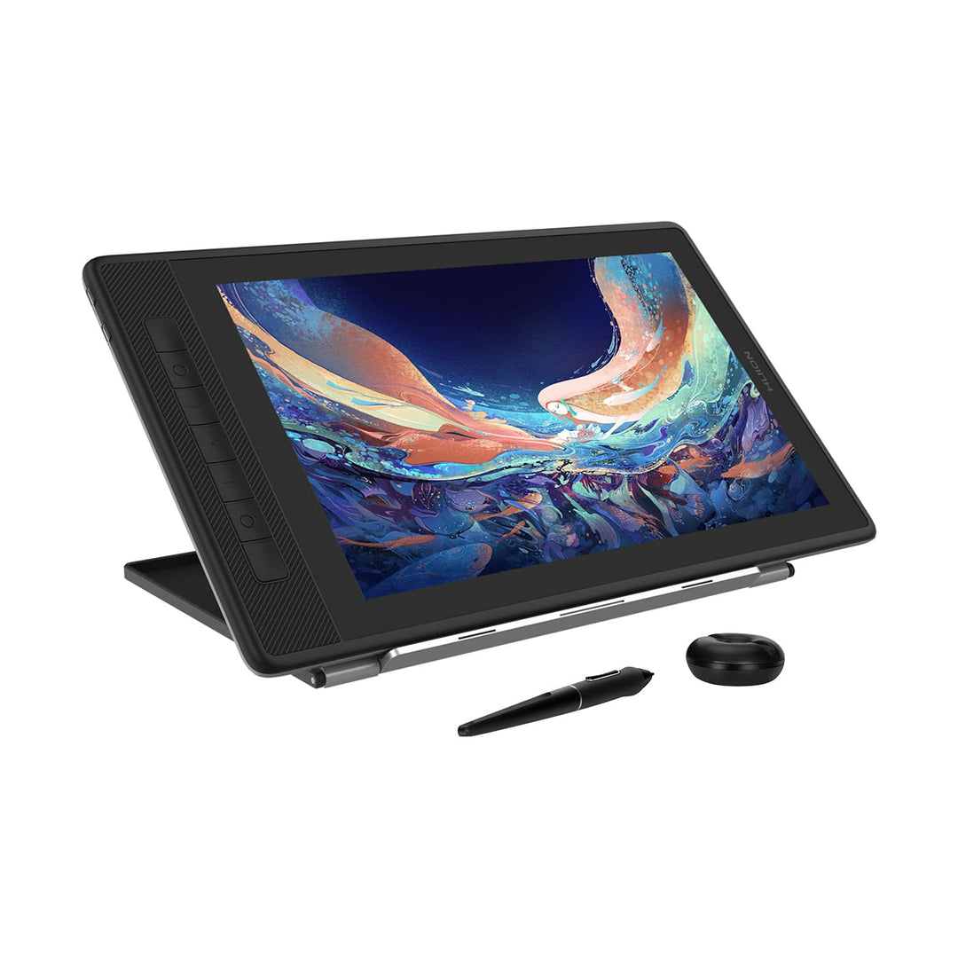 HUION Kamvas Pro 13 2.5K Grafiktablett mit Display, 13,3 Zoll Drawing Tablet, Dital Zeichentablett m