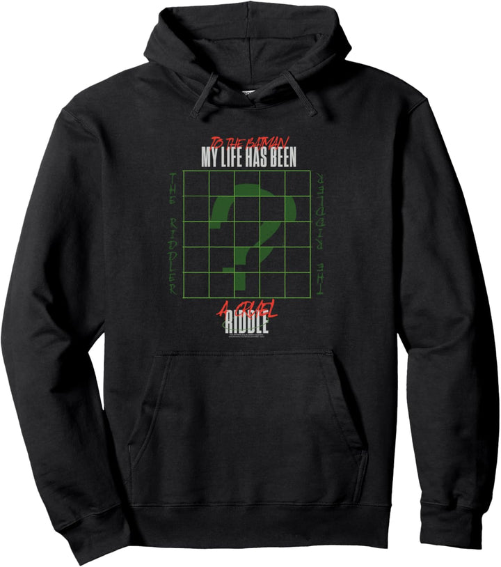 DC Comics The Batman Question Mark Riddler Pullover Hoodie