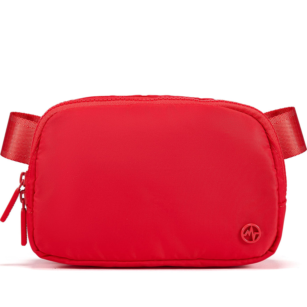 Pander Gürteltasche mit Zwei-Wege-Reissverschluss, Nylon, für Damen, wasserabweisende Hüfttaschen, C