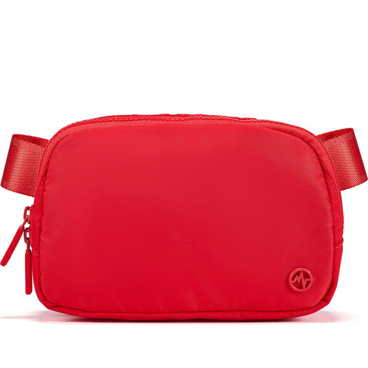 Pander Gürteltasche mit Zwei-Wege-Reissverschluss, Nylon, für Damen, wasserabweisende Hüfttaschen, C
