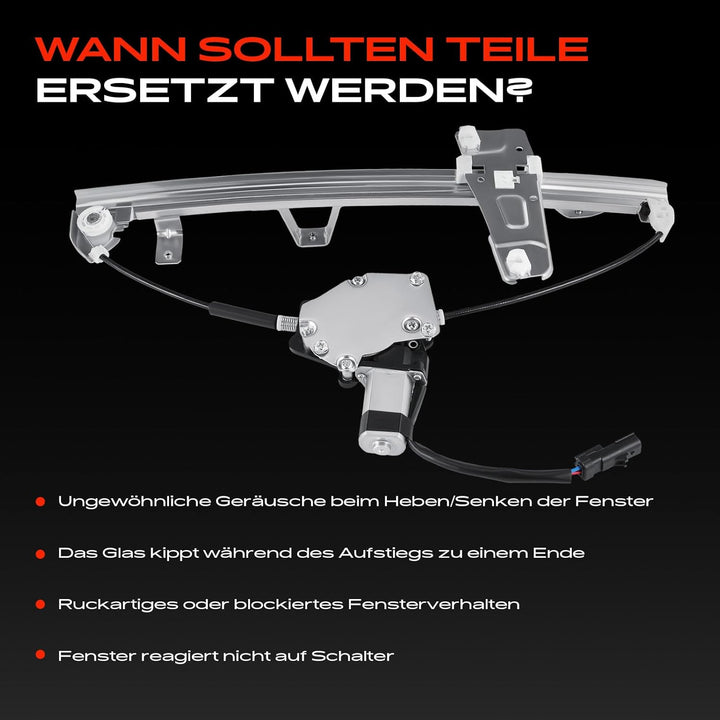 Frankberg Fensterheber Mit Motor Vorne Links Kompatibel mit Grand Cherokee II WJ, WG Alle Motoren SU