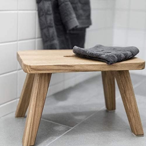 Anton Doll Holzmanufaktur, Fussschemel Emil ®, Naturprodukt 100%, handgefertigter Hochwertiger Hocke