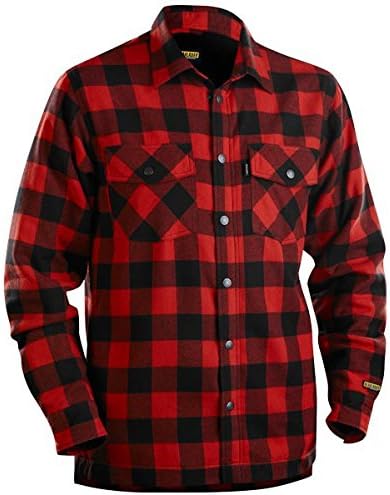 Blakläder Flannel-Hemd gefüttert Grösse, 1 Stück, Dunkelgrau/Schwarz