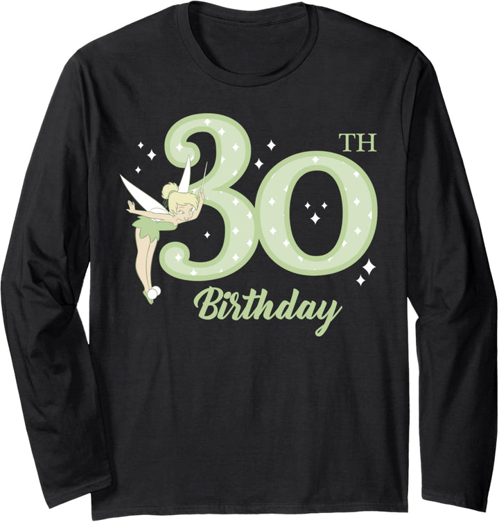 Disney Peter Pan 30th Birthday Tinkerbell Portrait Langarmshirt