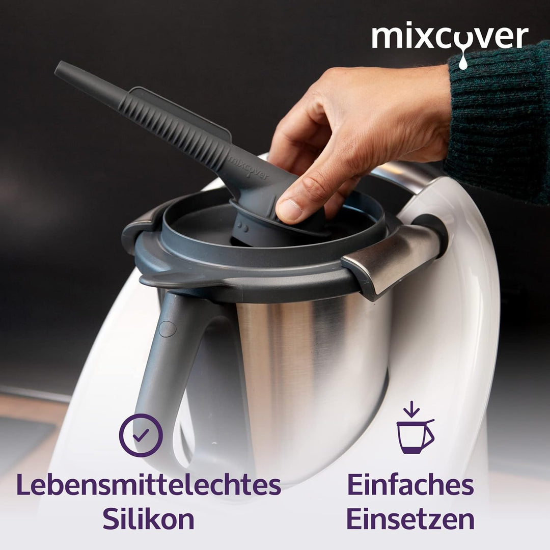 mixcover Steamy Dampfumleiter kompatibel mit Thermomix TM6 TM5 TM31 Monsieur Cuisine Connect Monsieu