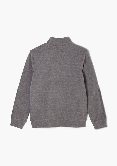 s.Oliver Junior Jungen 402.10.011.14.140.2054442 Sweatshirt, Grey Melange, S.REG