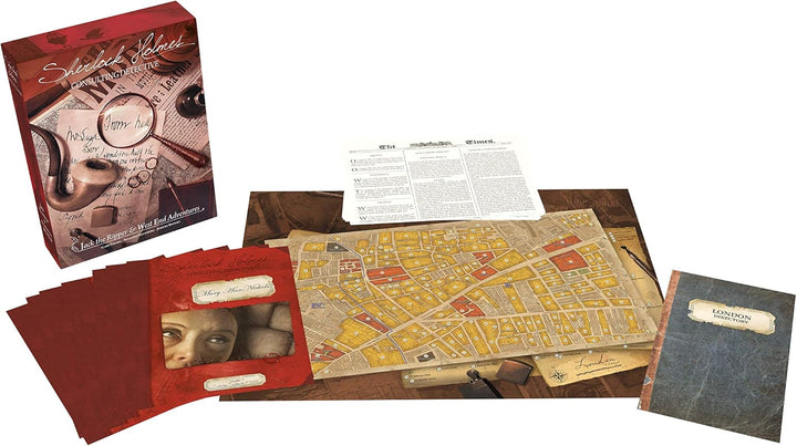 Asmodee - Sherlock Holmes Untersuchungsberater: Jack Lo Ripper und Abenteuer im West End - Detektive