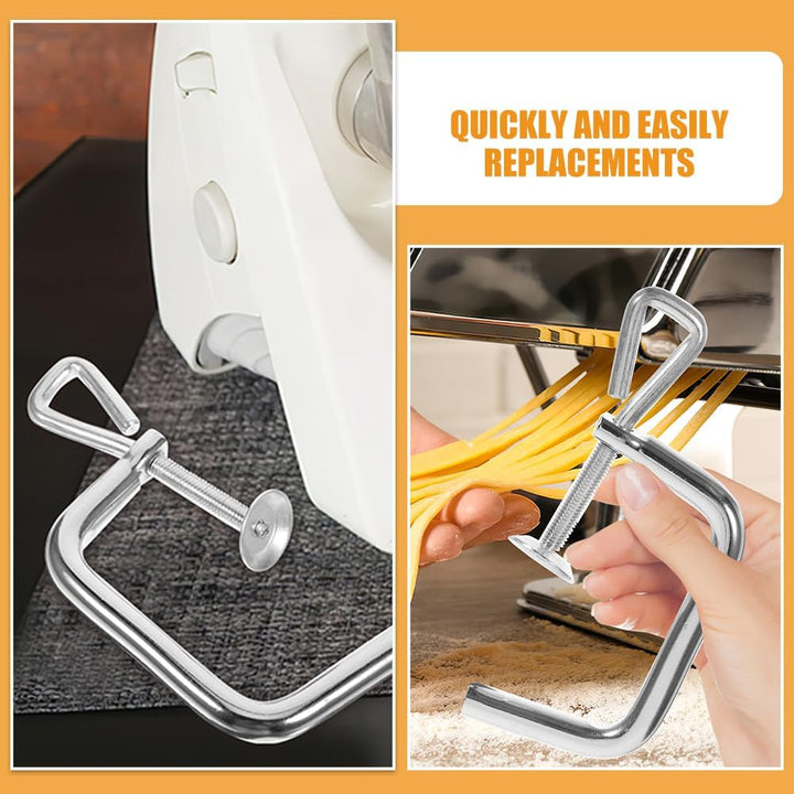 Amosfun Nudelmaschine ZubehöR Befestigungsclips Ersatzteil 2 StüCk Manuelle Pasta Maker Clip FüR Sic