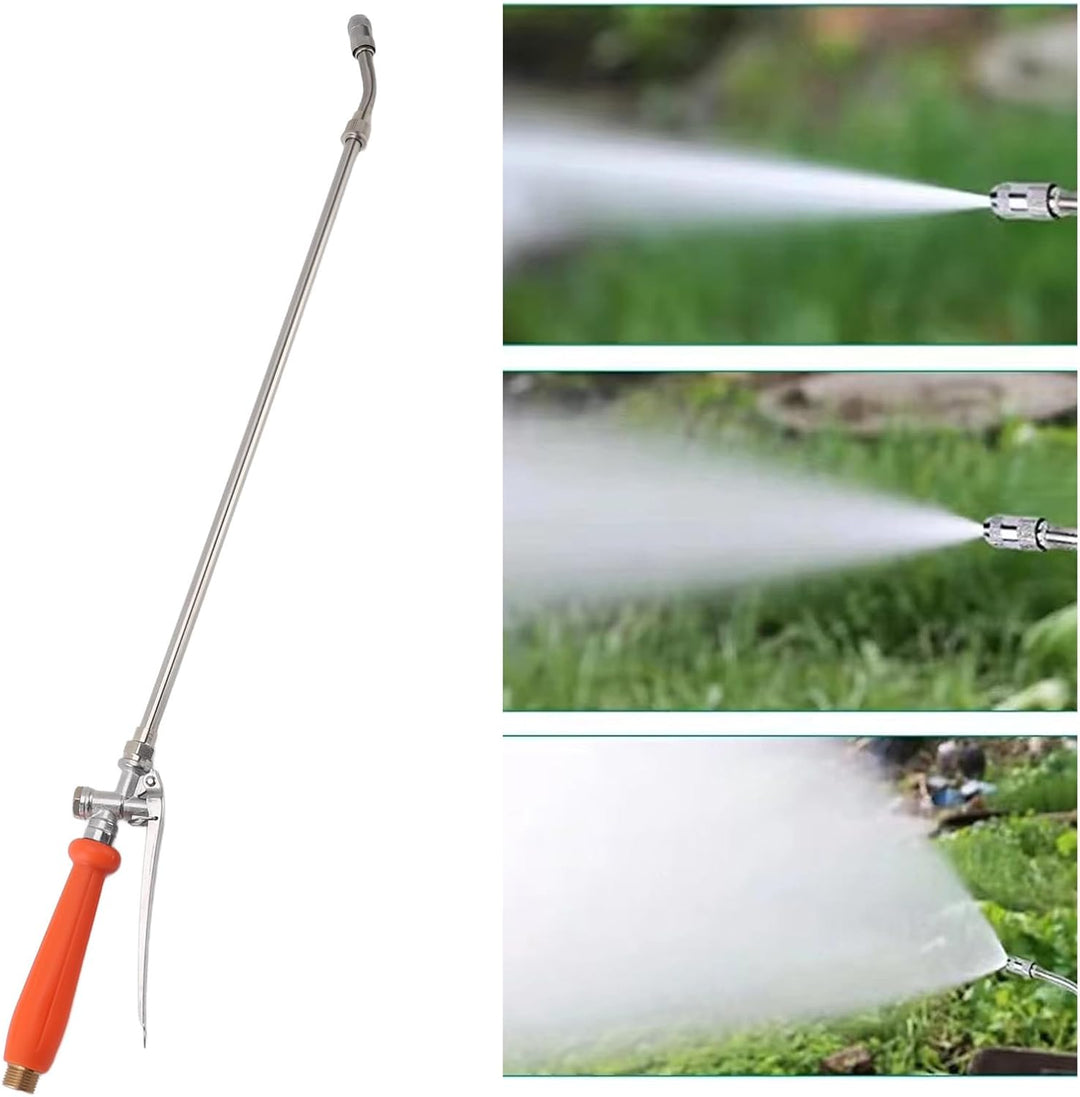 Ganzmetall Ersatzsprühstab, 29 Zoll 1/4 und 3/8 Sprühstab aus Messing mit Widerhaken, Verstellbarer
